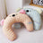 Sea salt green bear dog chin pillow in soft cotton, photo 2