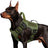 Tactical Oxford cloth dog harness vest in army green, product image 12