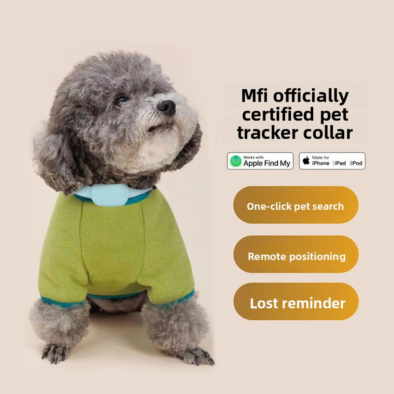 Small Bluetooth pet locator in silicone cover for collars, product image 2