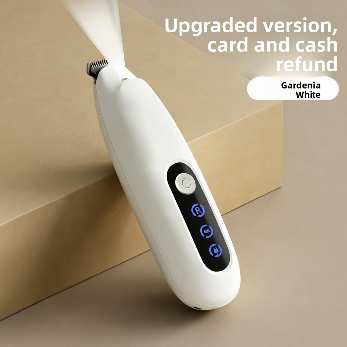 Rechargeable Pet Grooming Clipper with Anti-Jam Blade