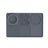 Dog licking a rectangular silicone slow feeder mat