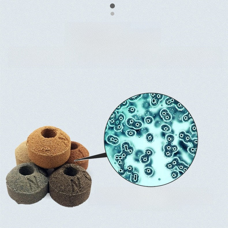 Mixed colour ceramic bio ball filter media for aquariums, view 2