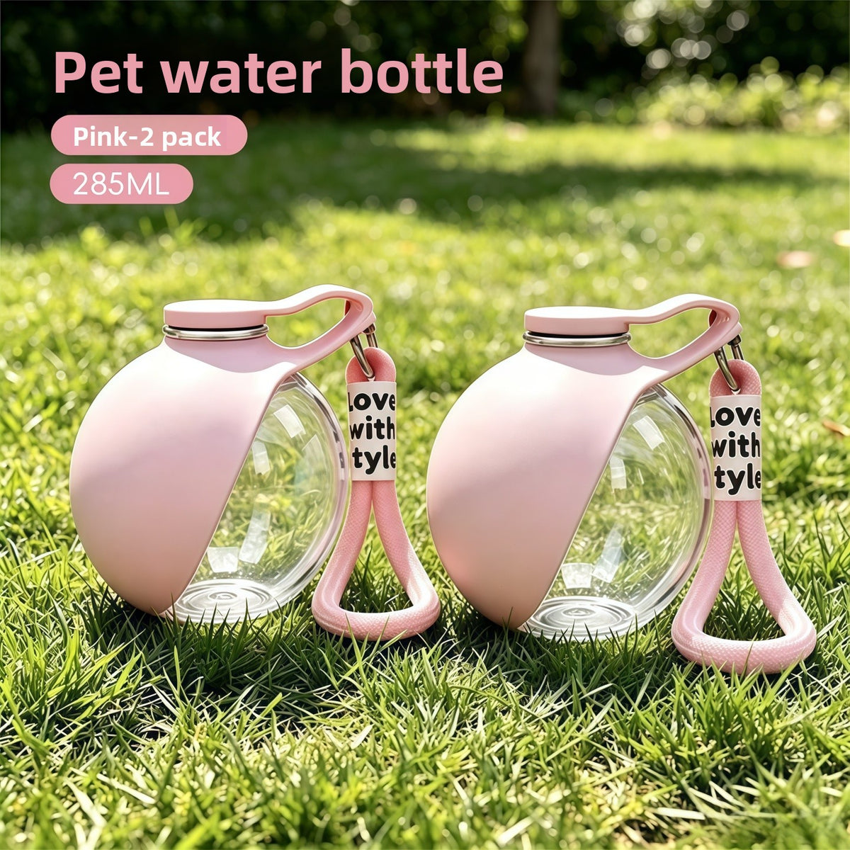 Portable Foldable Pet Water Bottle