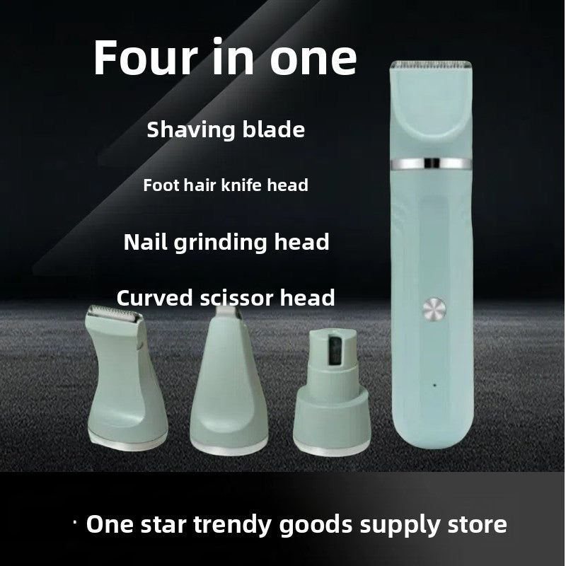 Pet Hair Clipper with Paw Shaver and Nail Grinder, Multi-Function