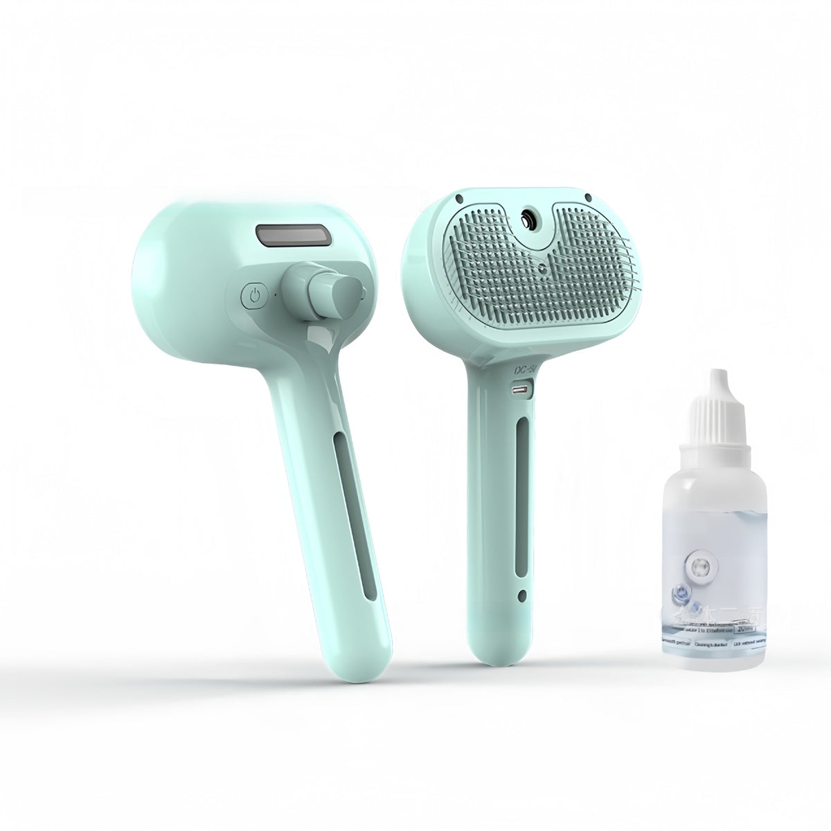 Motorised Pet Grooming Comb with Spray Reservoir, Auto Combing