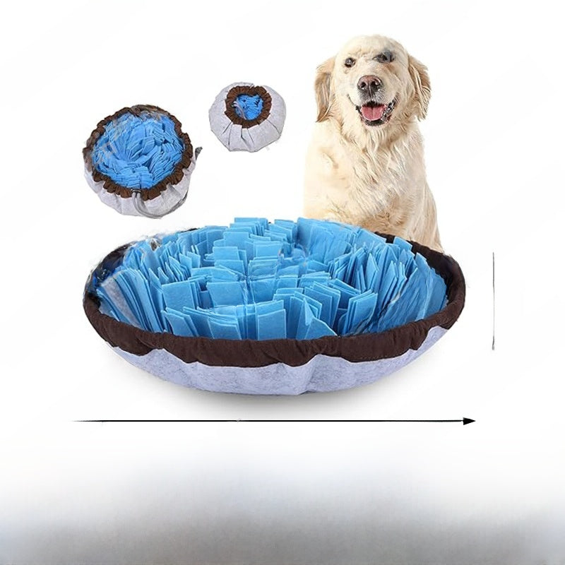 Dog puzzle snuffle mat for slow feeding and mental stimulation - view 6