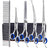 Stainless steel pet grooming scissors set with comb, photo 1 of 30