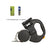 Blue retractable dog lead handle with waste bag roll attached