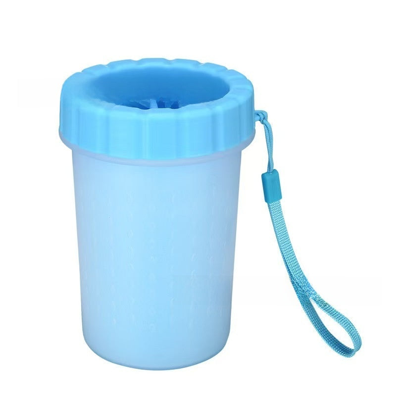 Paw Washing Cup with Soft Brush Insert for Dogs and Cats, Portable