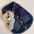 Christmas coral fleece pet vest with matching scarf, material detail