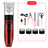 Cordless Dog Hair Clippers with Guide Combs, Low Noise Trimmer Kit