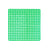 Green plastic rabbit cage floor mat with drainage holes, view 5