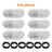 Folding replacement filter elements for pet water dispenser, view 7