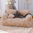 Mint green summer cat sofa bed with raised sides