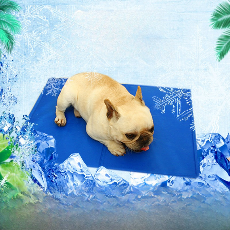 Gel pet cooling mat with sponge layer, main product photo
