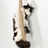 Wooden cat climbing frame with jute climbing rope