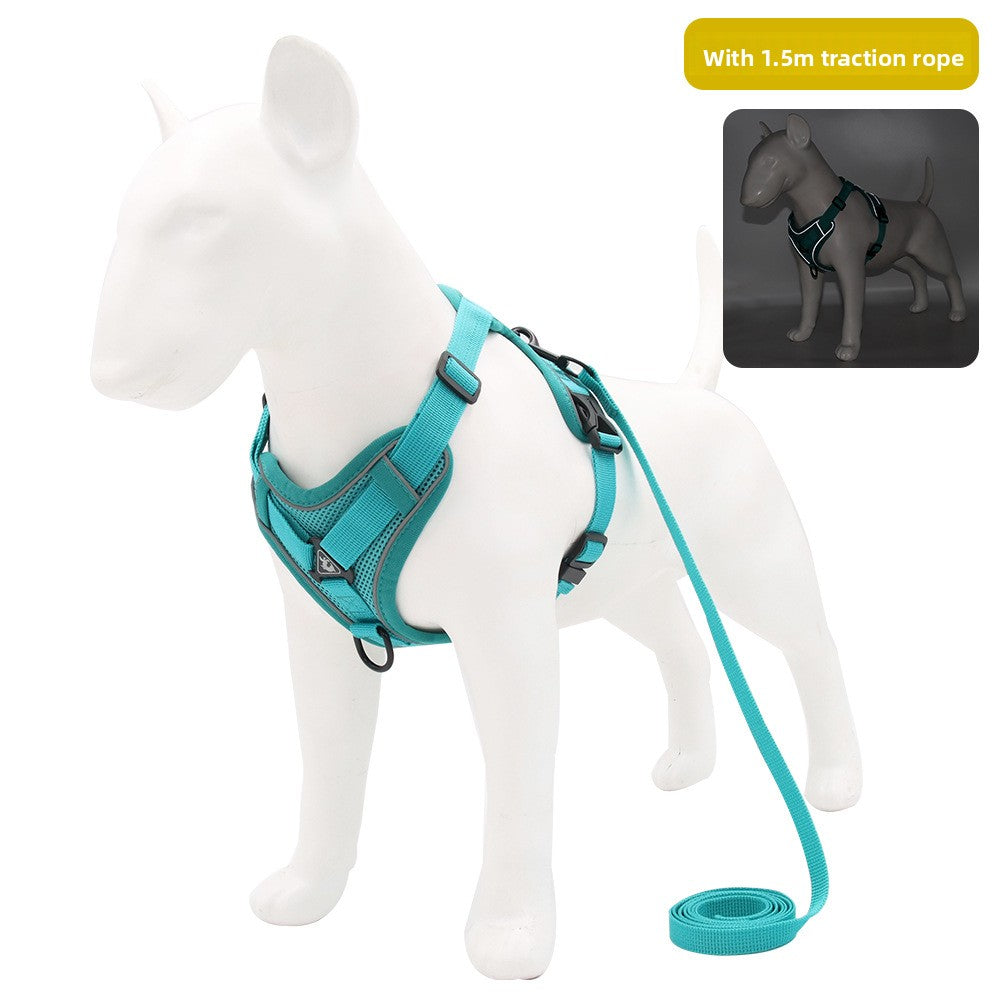 Breathable mesh vest harness for dogs and cats, 4 sizes available
