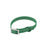 Silicone pet collar with alphabet letters in Fade Effect Lead, close-up detail