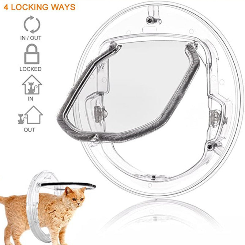Clear two-way pet door panel for cats and dogs, photo 1 of 7