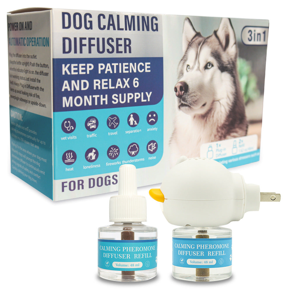 Pet Calming Plug-In Diffuser for Dogs or Cats, UK Plug