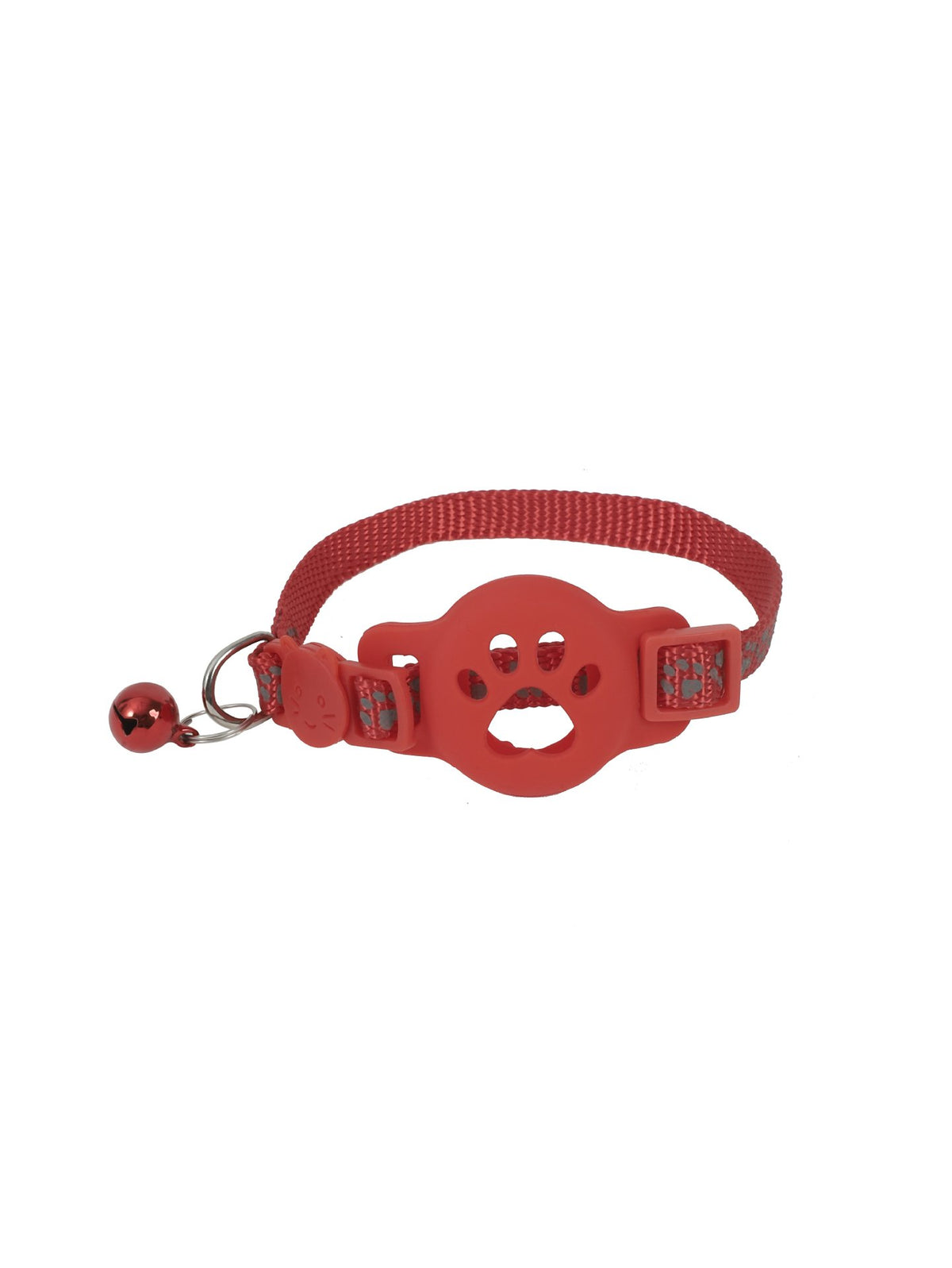 Reflective breakaway cat collar with silicone AirTag case, tag not included, product image 7