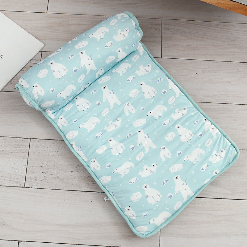 Ice silk pet cooling mat with built-in pillow, photo 14 of 15