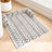 Grey plush leaf pattern pet mat with anti-slip base, photo 4