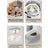 Smart Automatic Pet Feeder with Wi-Fi, Bluetooth, Voice and Video Control, 4L or 7L