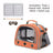 Green breathable bird carrier shoulder bag with mesh windows, view 22