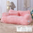 Detachable washable cat sofa bed in mousse coffee
