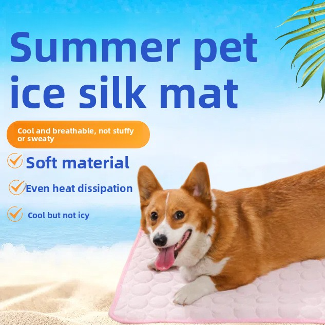 Ice silk cooling mat for dogs and cats, sizes from Extra Small 40 x 30cm