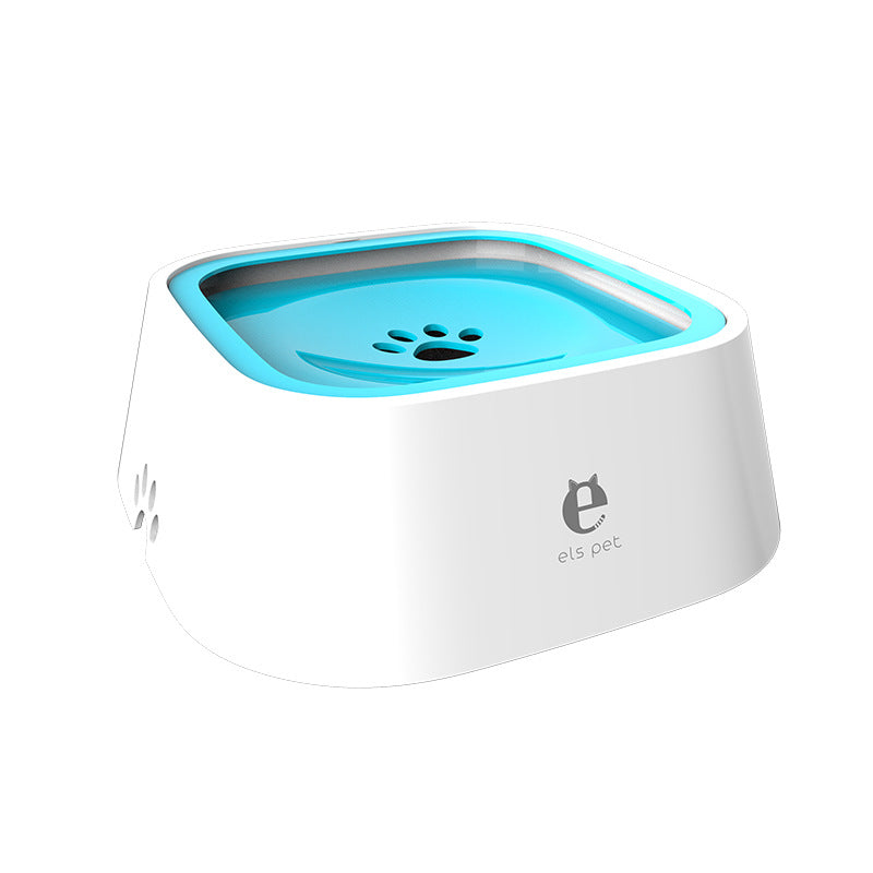 Floating Splash-Proof Anti-Tip Pet Water Bowl for Dogs and Cats in ABS