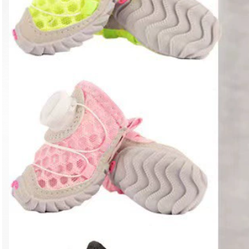 Soft sole anti slip shoes for small dogs in blue, view 12