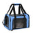 Black breathable mesh pet carrier bag with geometric pattern, photo 5
