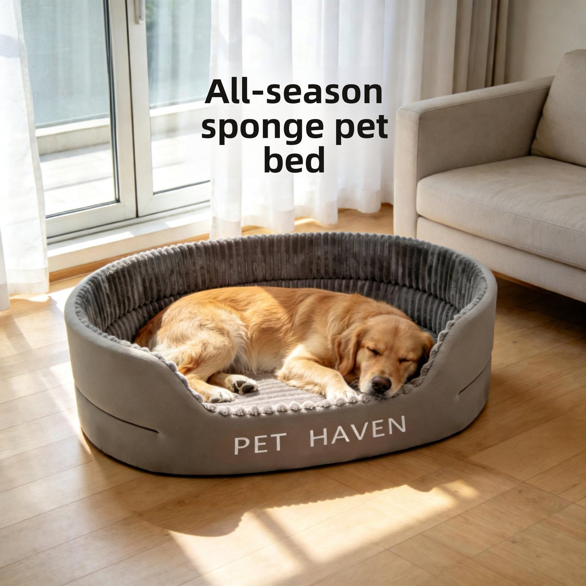 Soft PP cotton pet nest bed for dogs and cats, photo 1 of 21