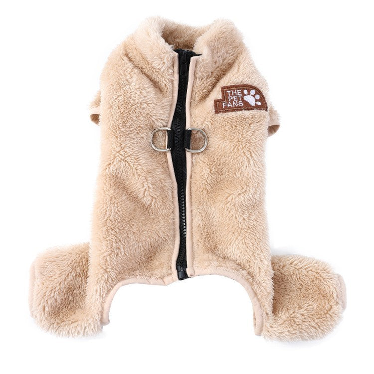 Fleece lined cable knit dog jumpsuit, available in 12 colours, image 58