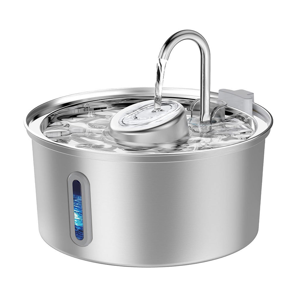 Automatic Stainless Steel Pet Water Dispenser with Multiple Outlet Options