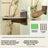 Solid wood cat climbing frame with thick hemp rope
