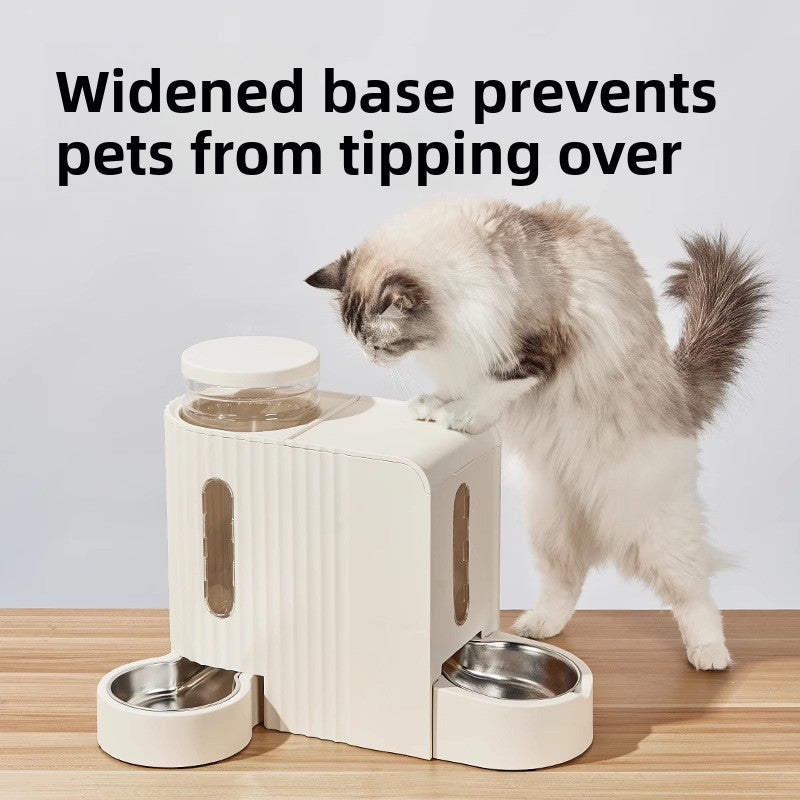 3L Automatic Pet Feeder and Water Dispenser Combo in Pink, Green or Beige
