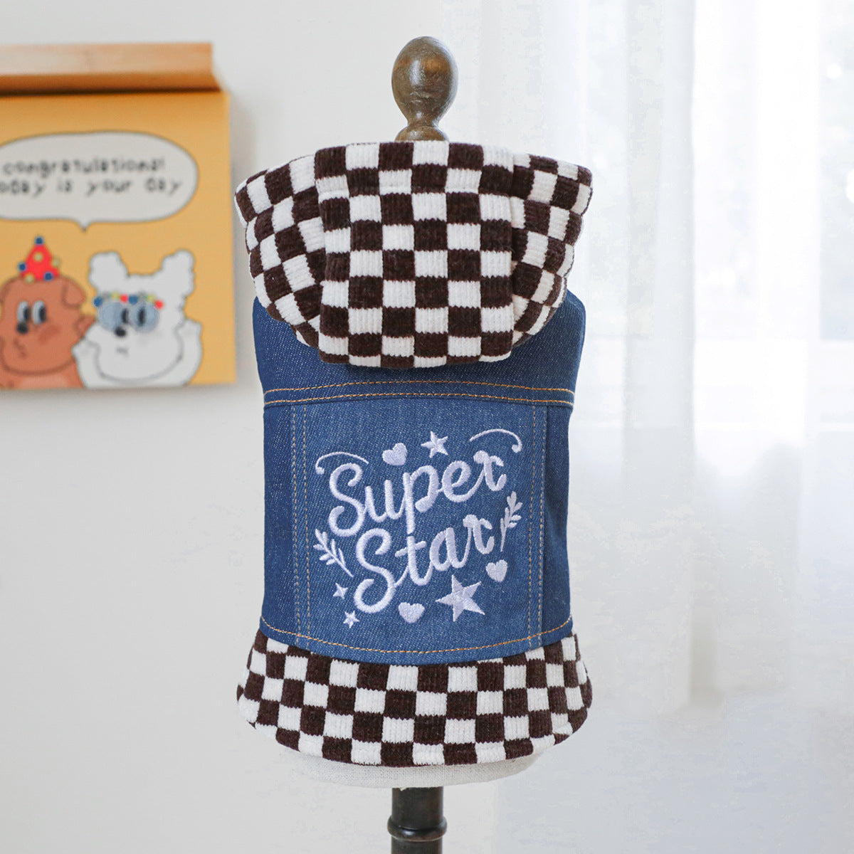 Denim jacket for small dogs and cats, available in 15 colours, image 50