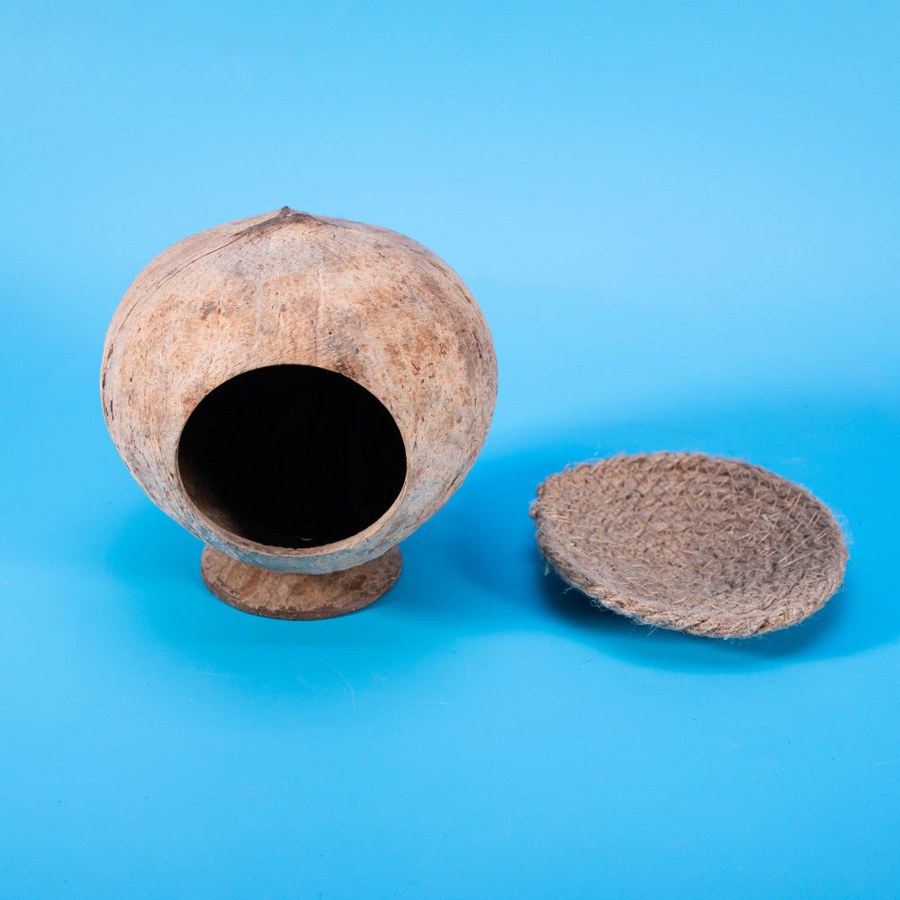 Natural coconut shell reptile hide, product gallery photo