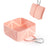 Foldable Food-Grade Silicone Pet Bowl with Carabiner Clip for Camping and Travel