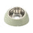 Slanted pet food bowl with stainless steel insert in light green, view 5