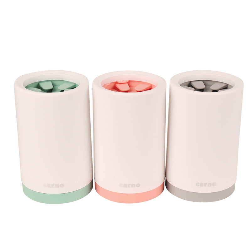 Dog and Cat Paw Washing Cup in Soft Rubber, No Wiping Needed