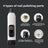 Low Noise Six-Speed Pet Nail Grinder with Dual LED Lights