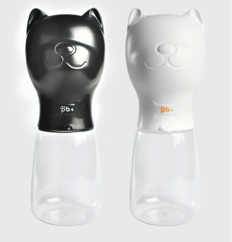 Leak-Proof Portable Pet Travel Water Bottle for Dogs and Cats, 300ml to 550ml Sizes