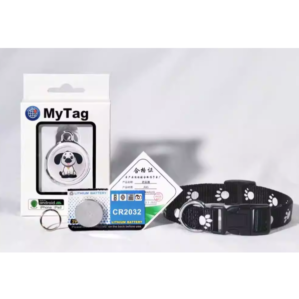 Lightweight Bluetooth pet tracker tag for dog and cat collars, view 30