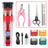 Pet Hair Clipper Grooming Kit with Steel Comb and Scissors