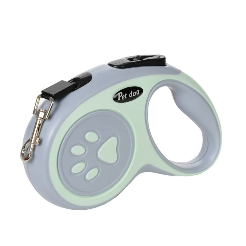 Paw print pet lead for dogs and cats, close-up detail view