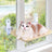 Cat window hammock with suction cups and zip off cover, view 4